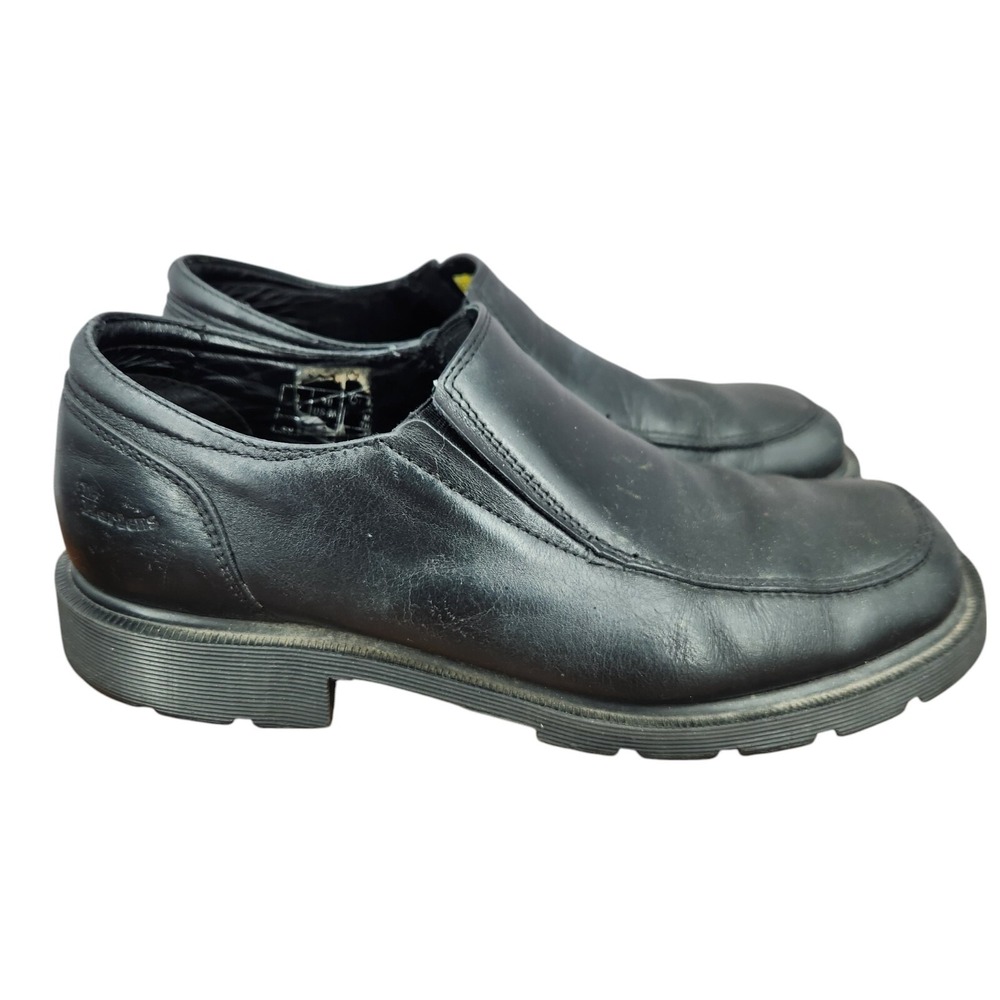 Dr. Martens Loafers Mens 10 M Lennon‎ Black Leather Lug Casual Comfort Shoes